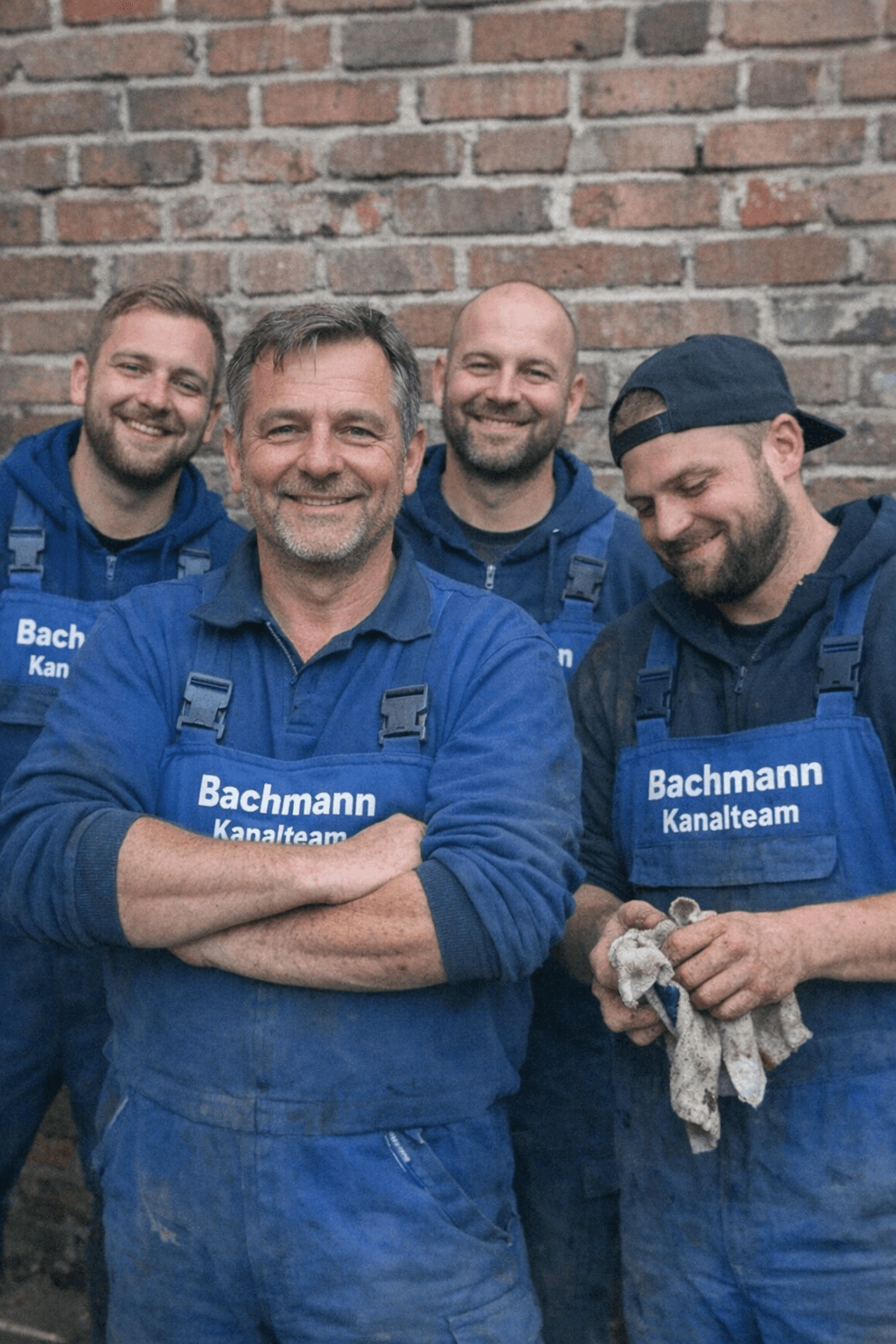 Einsatzfahrzeug des Kanalreinigungsdienstes vor einem Wohnhaus